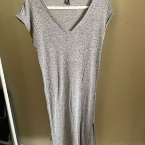 Forever 21 gray summertime sweater dress